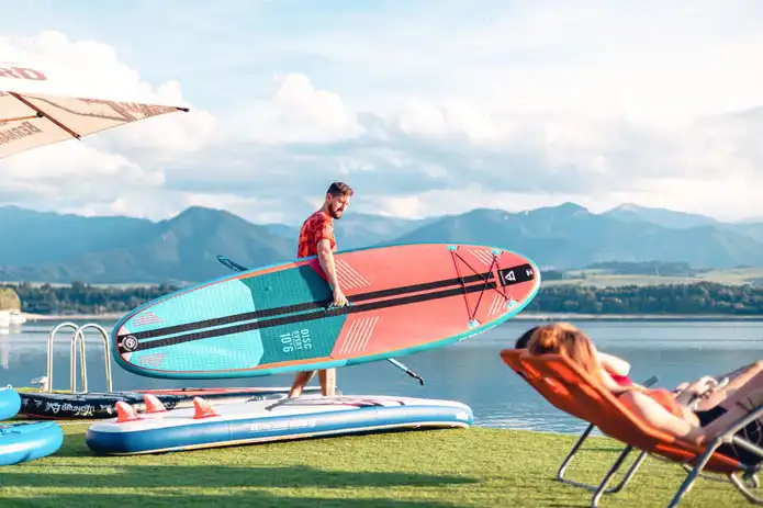 Paddleboard rental on the pier